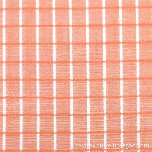 Yarn Dyed Checked Cotton Fabrics For Shirt
